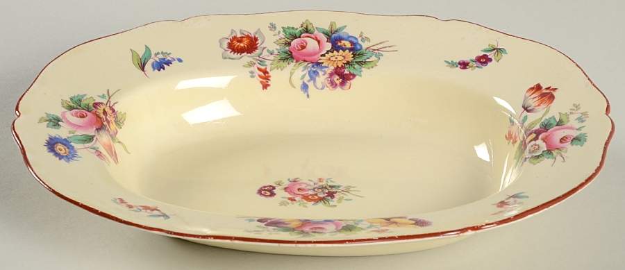Lady Sylvia 9" Oval Vegetable Bowl by Coalport-1