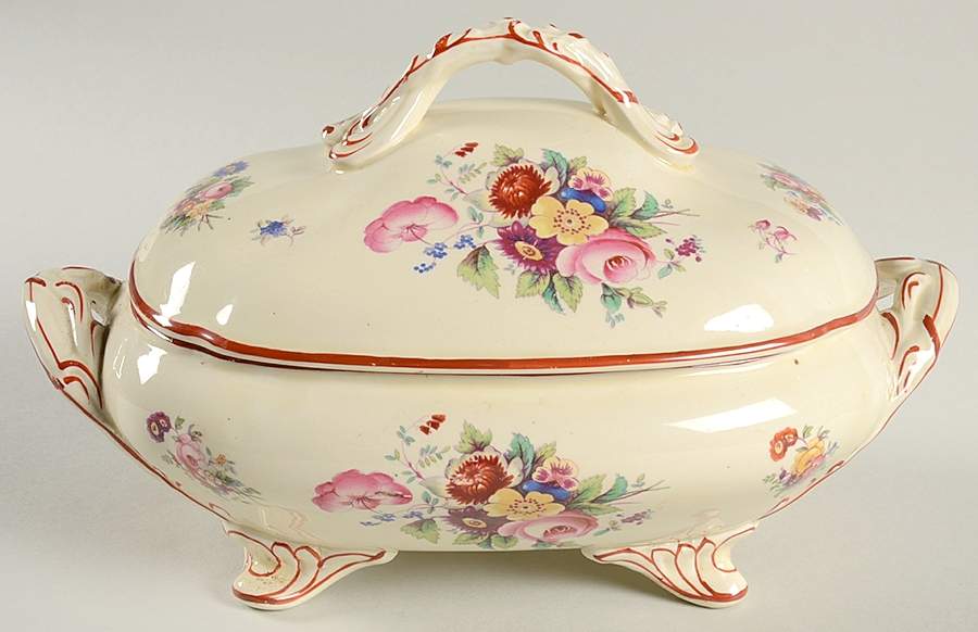 Lady Sylvia Oval Covered Vegetable by Coalport-1