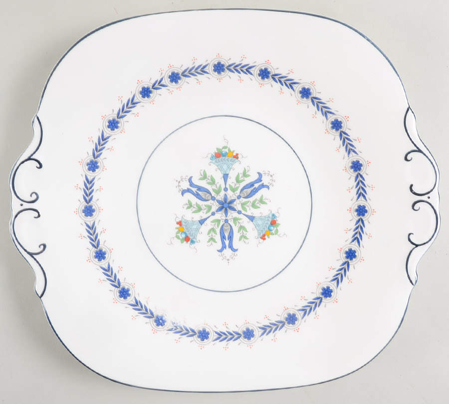 Lucerne Handled Cake Plate by Coalport-1