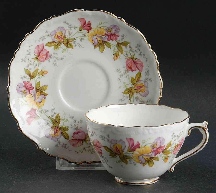Marilyn Footed Cup & Saucer Set by Coalport-1