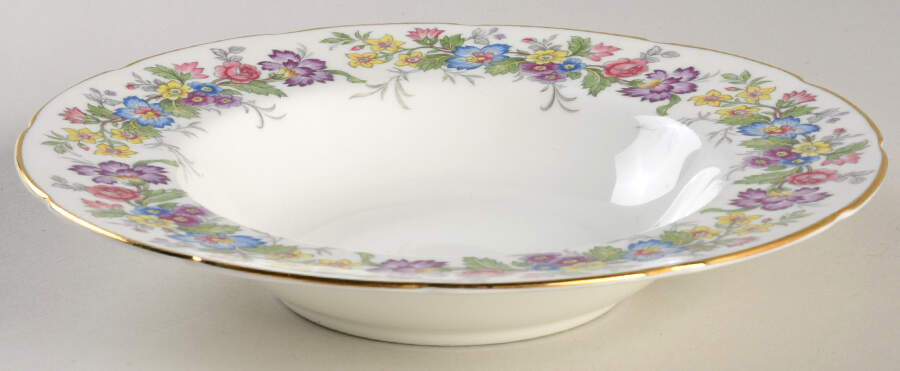 Maytime Rim Soup Bowl by Coalport-1