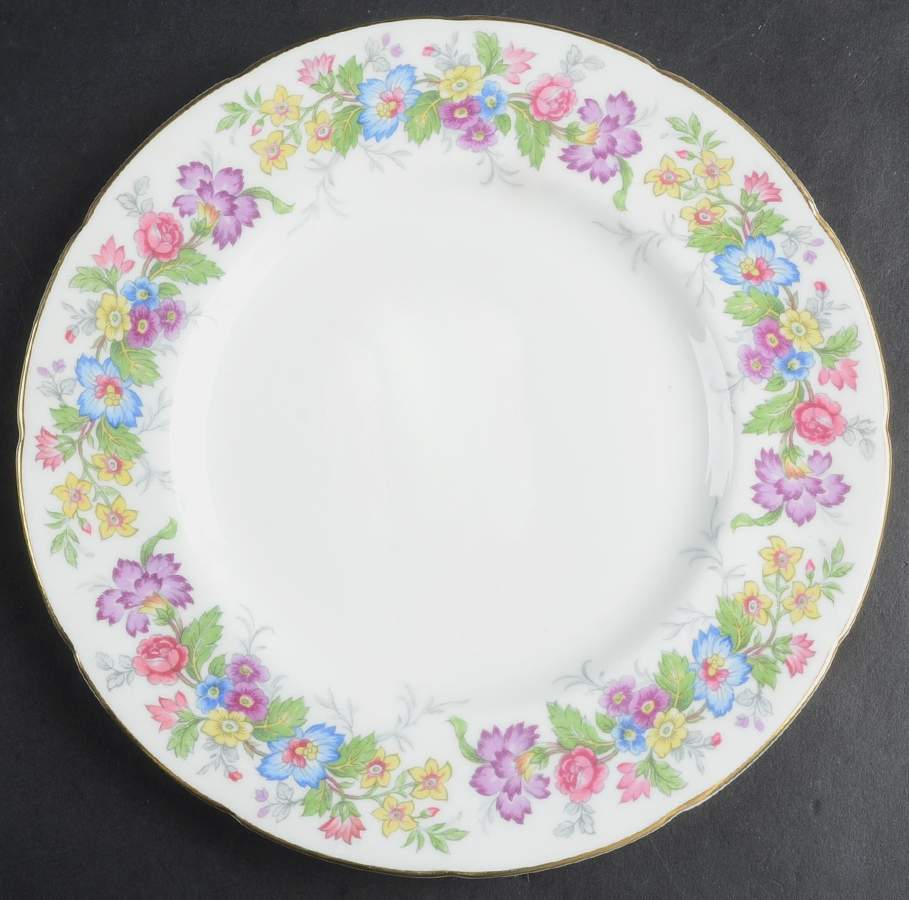 Maytime Salad Plate by Coalport-1