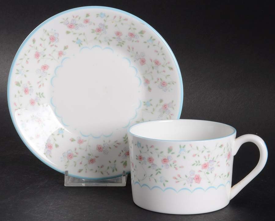 Mignon Flat Cup & Saucer Set by Coalport-1