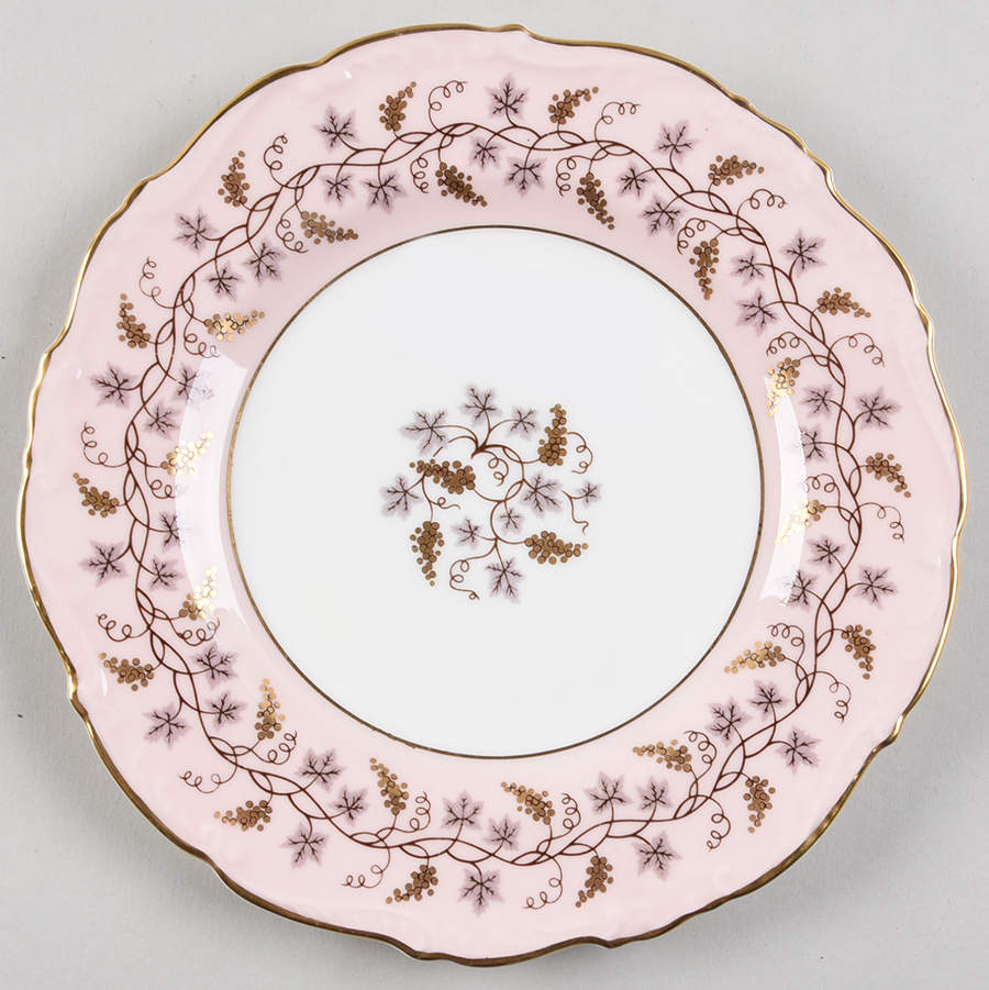 Minerva Pink Salad Plate by Coalport-1