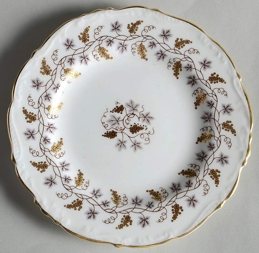 Minerva White (Raised Edge) Bread & Butter Plate by Coalport-1