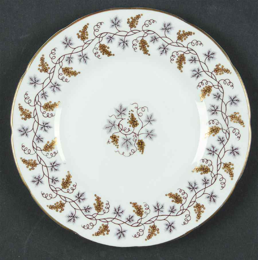 Minerva White (No Raised Edge) Bread & Butter Plate by Coalport-1