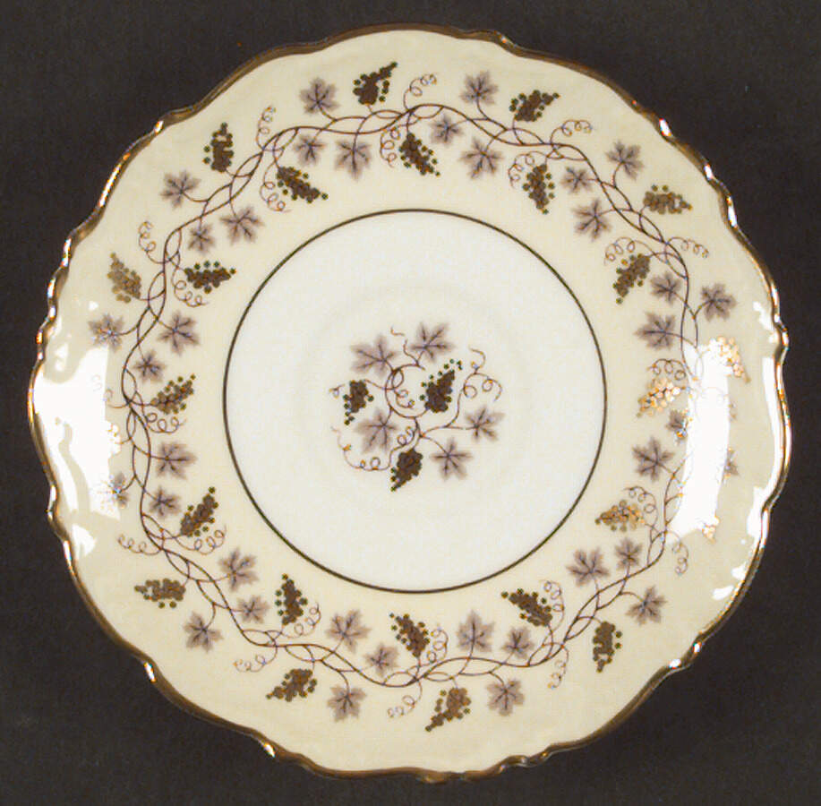 Minerva Yellow Saucer by Coalport-1