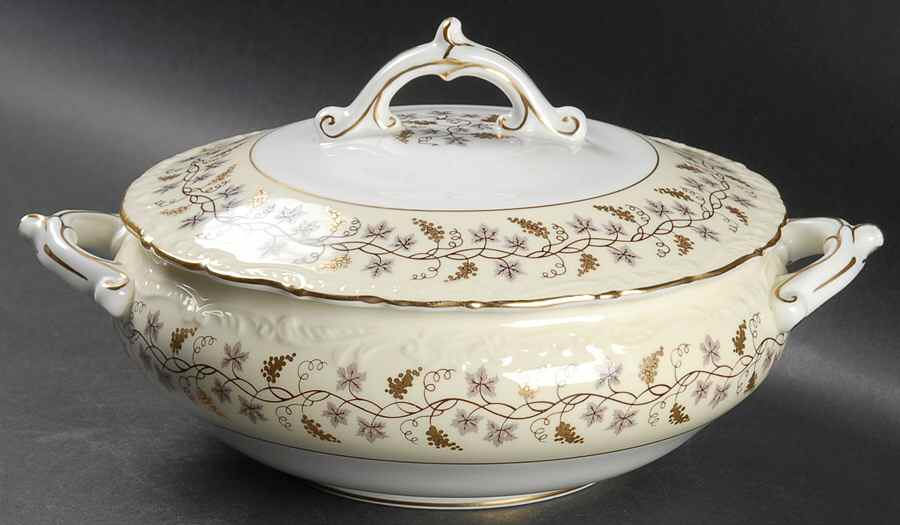 Minerva Yellow Round Covered Vegetable by Coalport-1