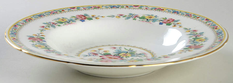 Ming Rose Rim Soup Bowl by Coalport-1