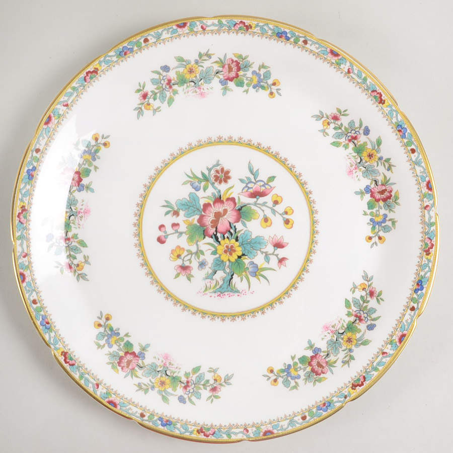 Ming Rose Cake Plate by Coalport-1