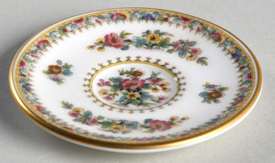 Ming Rose Miniature Saucer by Coalport-1