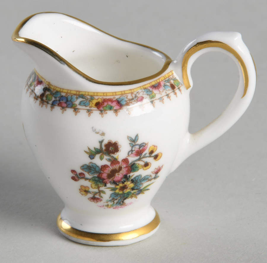 Ming Rose Creamer-Miniature by Coalport-1