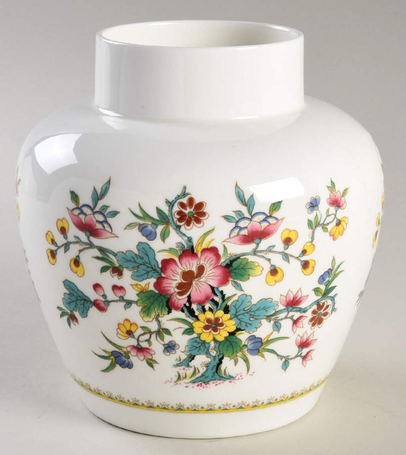Ming Rose Large Ginger Jar No Lid by Coalport-1