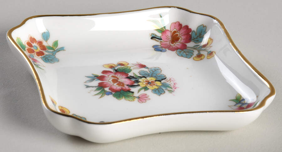 Ming Rose 3" Square Ashtray by Coalport-1