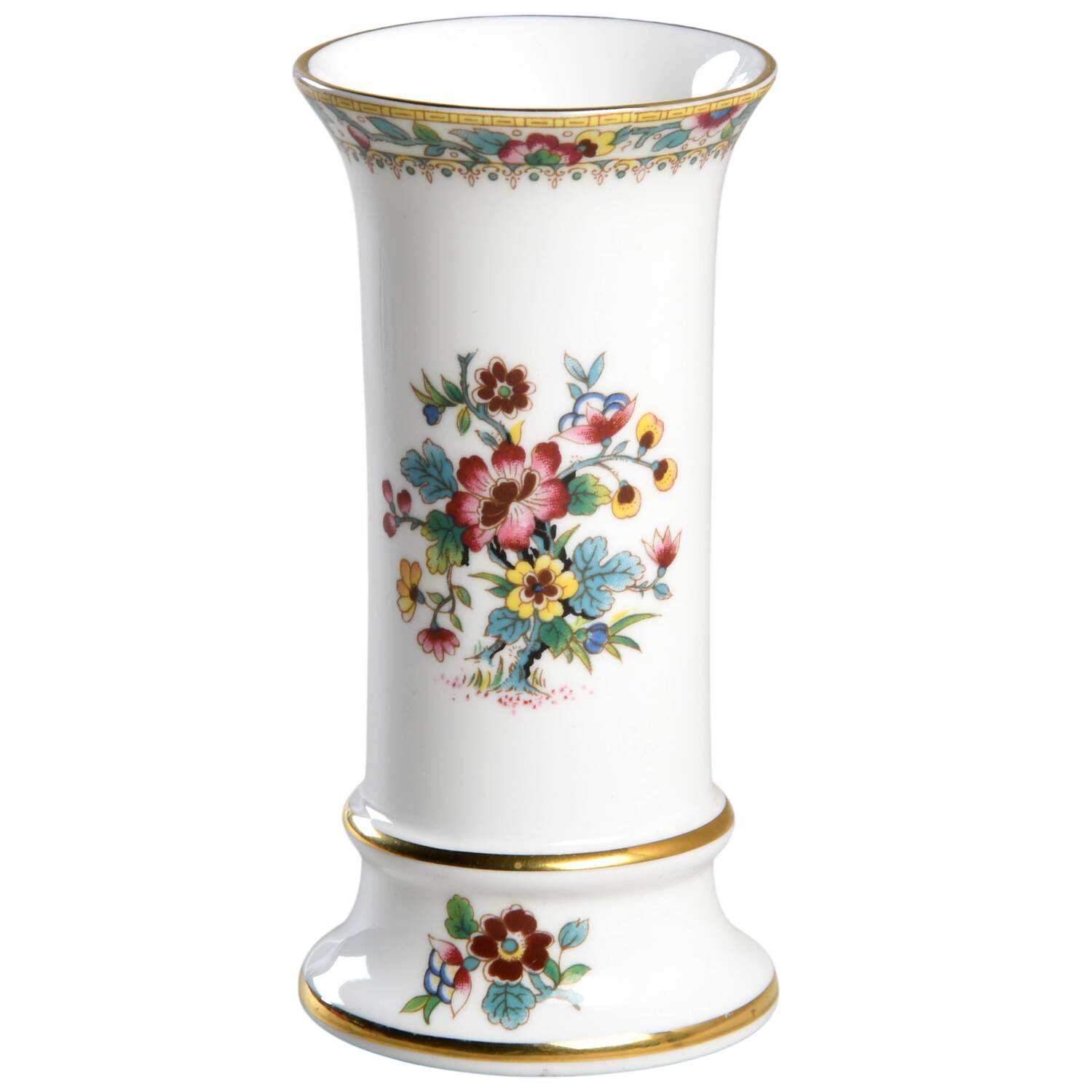 Ming Rose 4" Bud Vase by Coalport-1