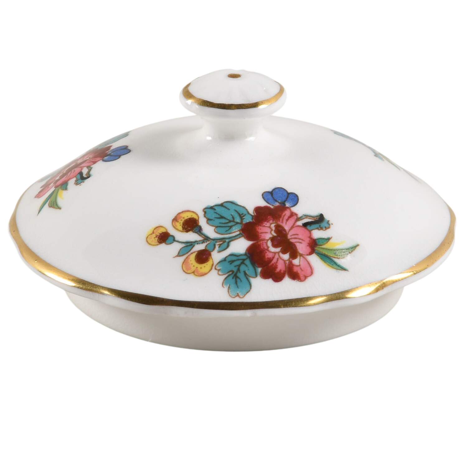 Ming Rose Lid for Sugar Bowl by Coalport-1