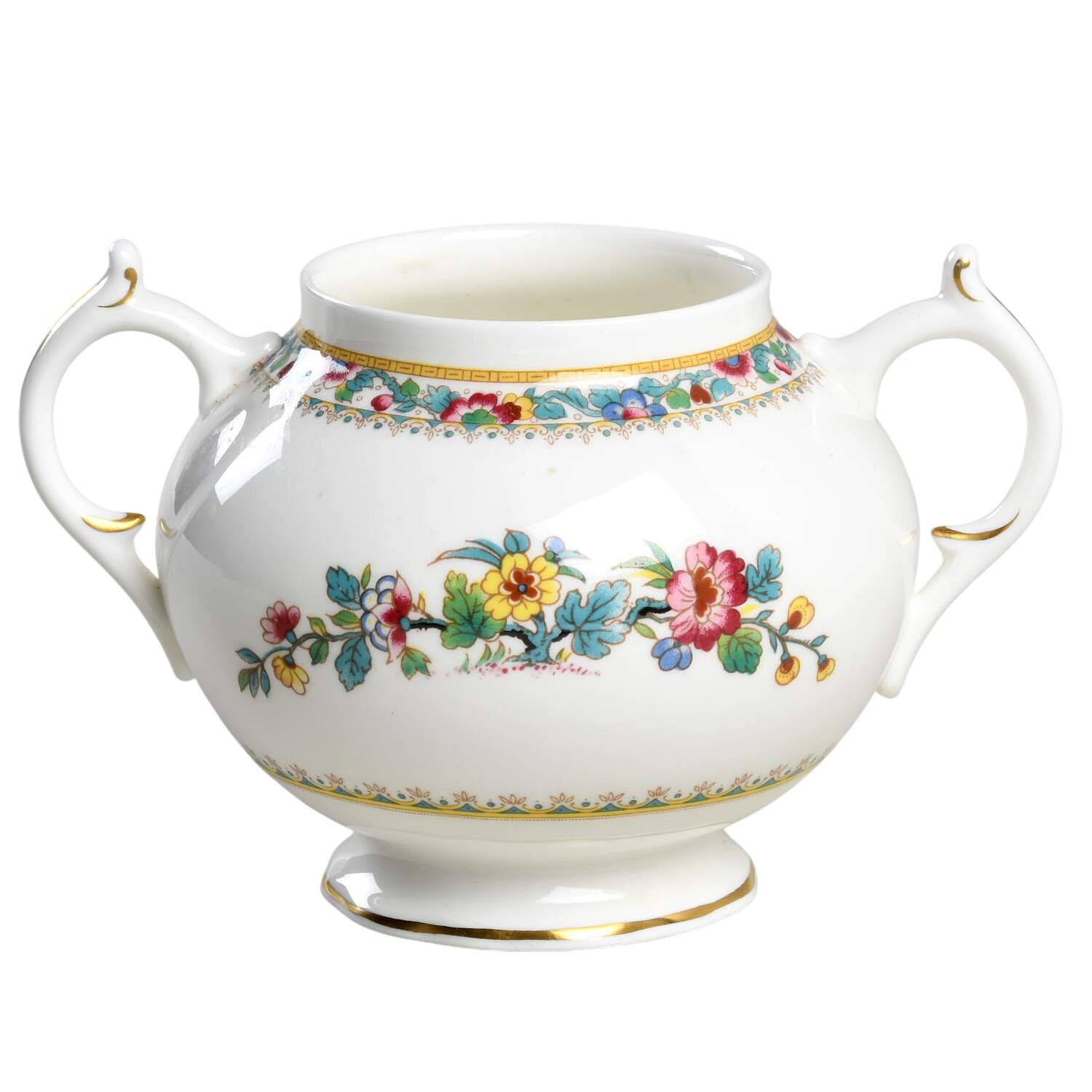 Ming Rose Sugar Bowl No Lid by Coalport-1