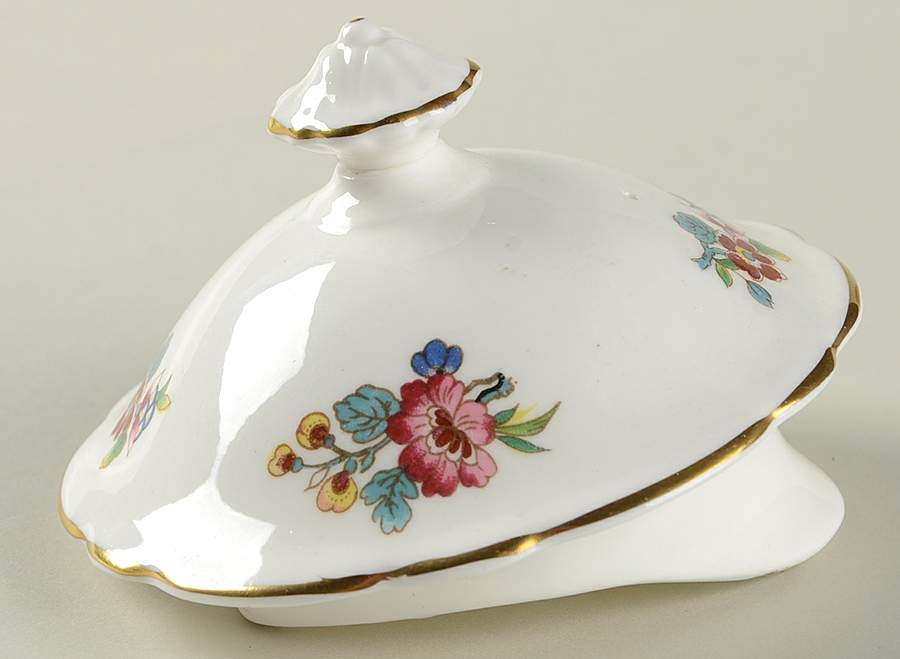 Ming Rose Lid for Coffee Pot by Coalport-1