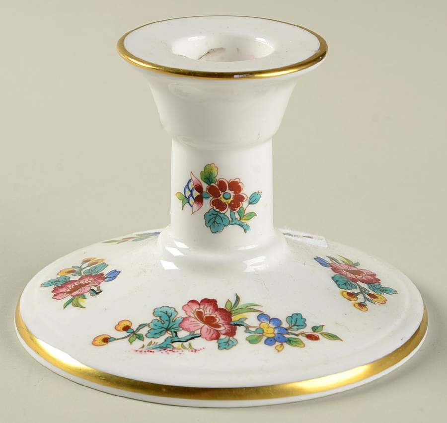Ming Rose 3" Candlesticks by Coalport-1