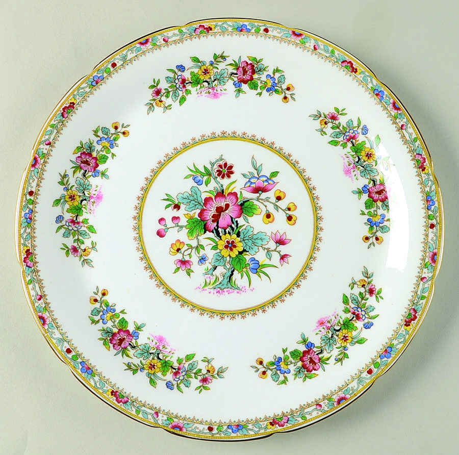 Ming Rose Cookie Plate by Coalport-1