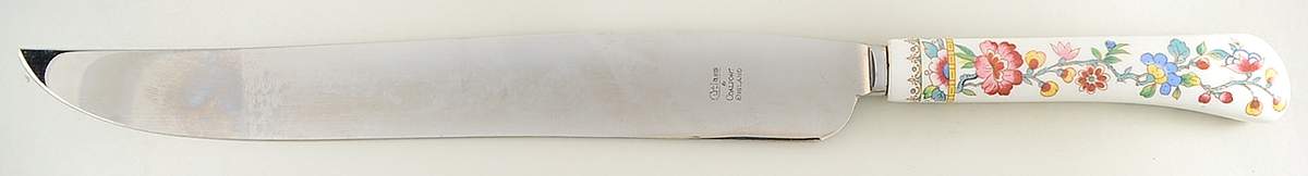 Ming Rose Carving Knife with Stainless Blade by Coalport-1