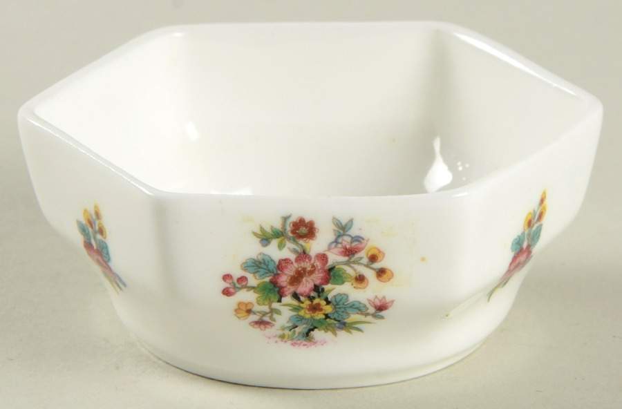 Ming Rose Toy Octagonal Vegetable Bowl by Coalport-1