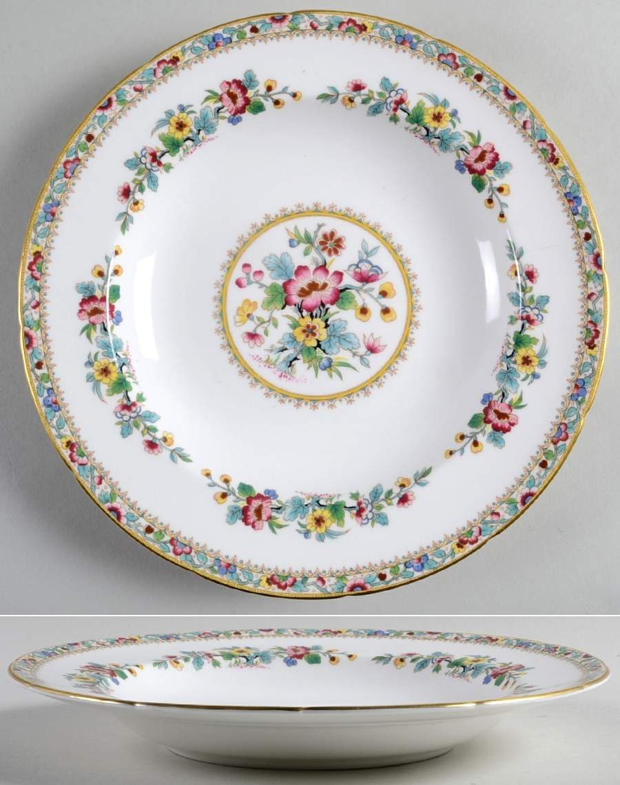 Ming Rose Large Rim Soup Bowl by Coalport-1