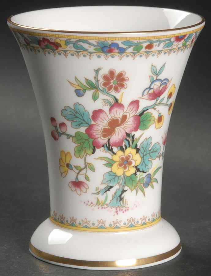 Ming Rose 4" Posey Pot by Coalport-1