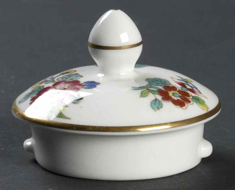 Ming Rose Lid for Large Syrup by Coalport-1