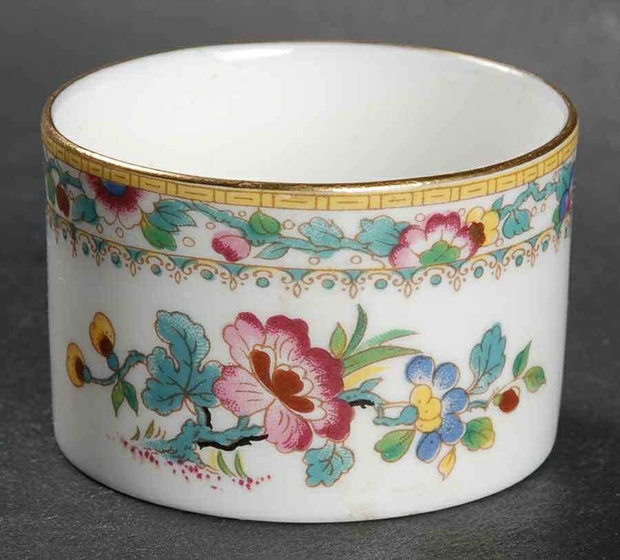 Ming Rose Mustard Jar No Lid by Coalport-1