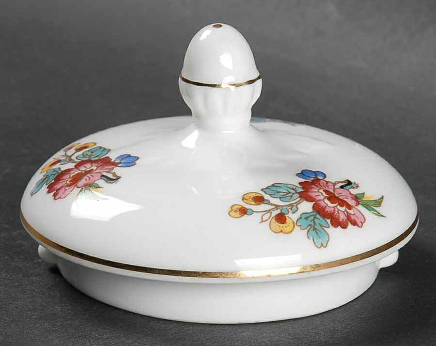 Ming Rose Lid for Hot Water Jug by Coalport-1