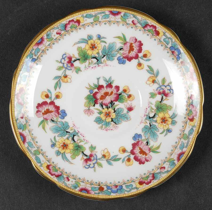 Ming Rose Saucer for Demitasse Cup by Coalport-1