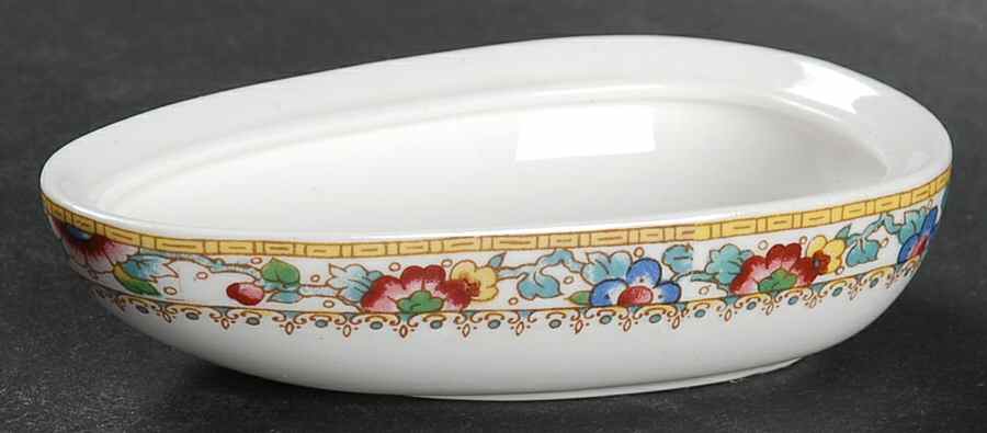 Ming Rose Small Egg Box No Lid by Coalport-1