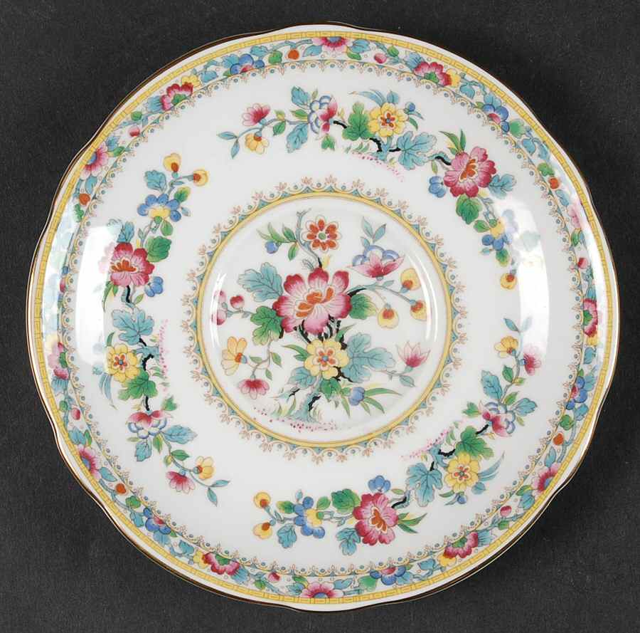 Ming Rose Saucer for Footed Cream Soup Bowl by Coalport-1