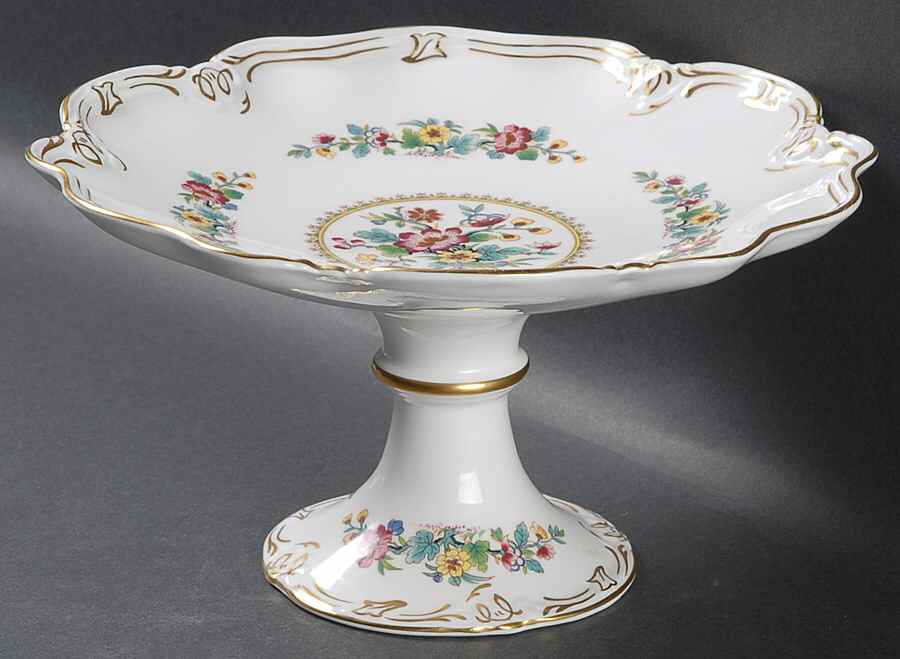 Ming Rose Round Compote (Height X Width) by Coalport-1