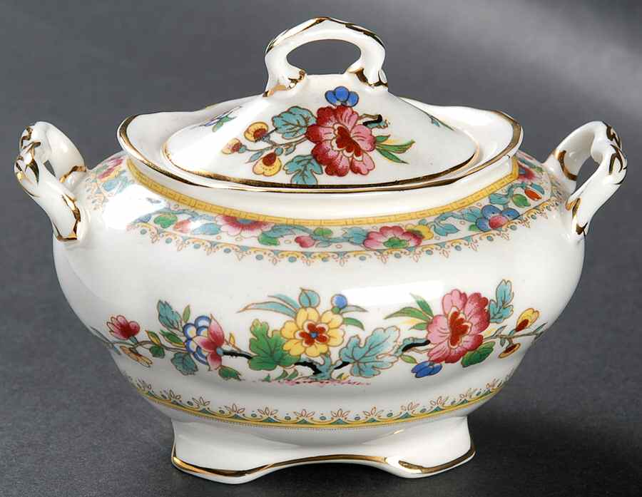 Ming Rose Miniature Oval Tureen & Lid by Coalport-1