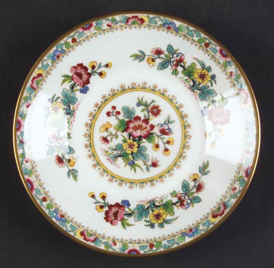 Ming Rose Saucer for Flat Cup by Coalport-1