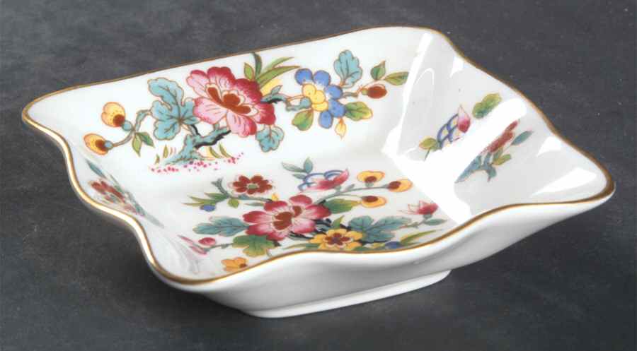 Ming Rose 3" Square Ashtray by Coalport-1