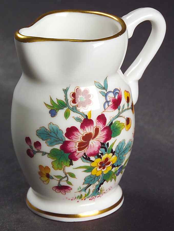 Ming Rose Miniature Pitcher by Coalport-1