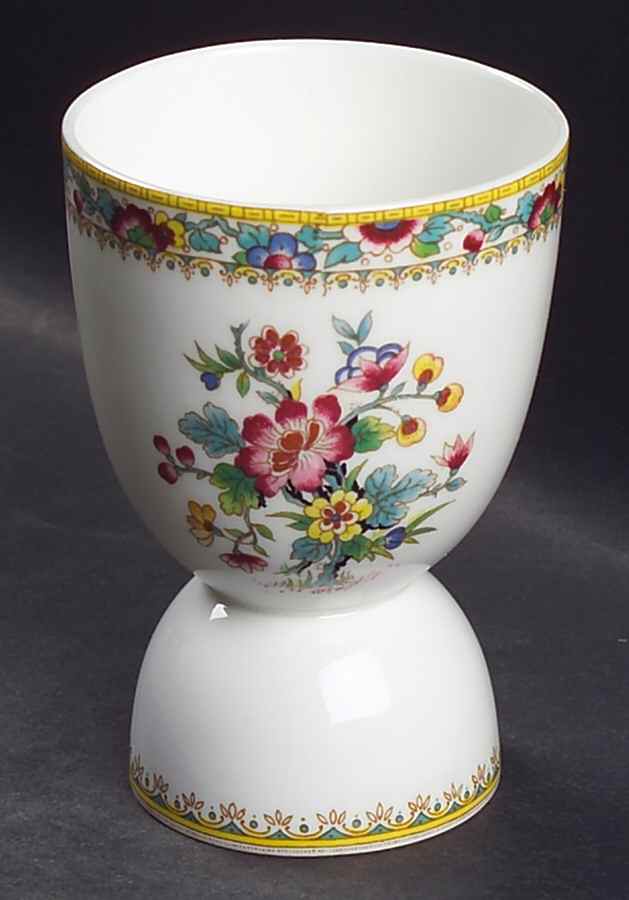 Ming Rose Double Egg Cup by Coalport-1