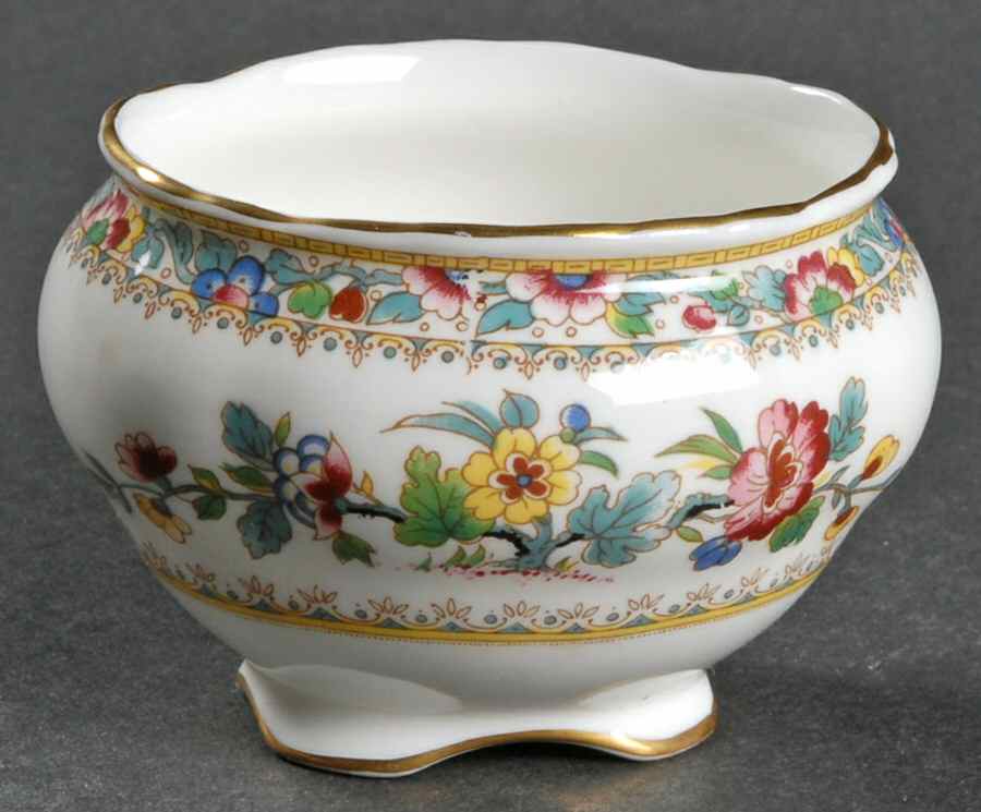 Ming Rose Mini Open Sugar Bowl by Coalport-1