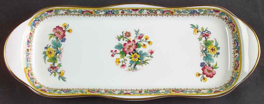 Ming Rose Oblong Tray by Coalport-1