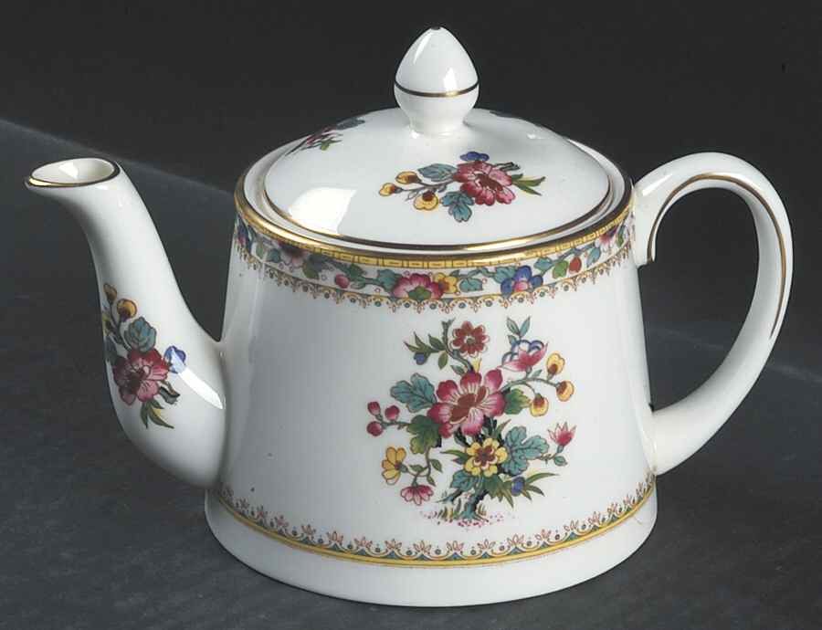 Ming Rose Individual Teapot & Lid by Coalport-1