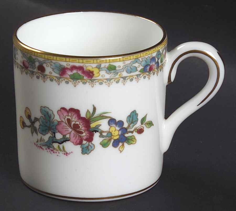 Ming Rose Flat Demitasse Cup by Coalport-1