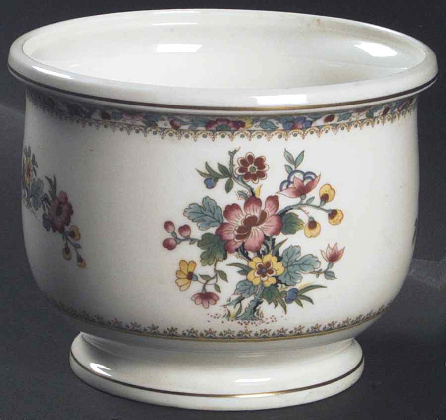 Ming Rose 4" Cachepot by Coalport-1