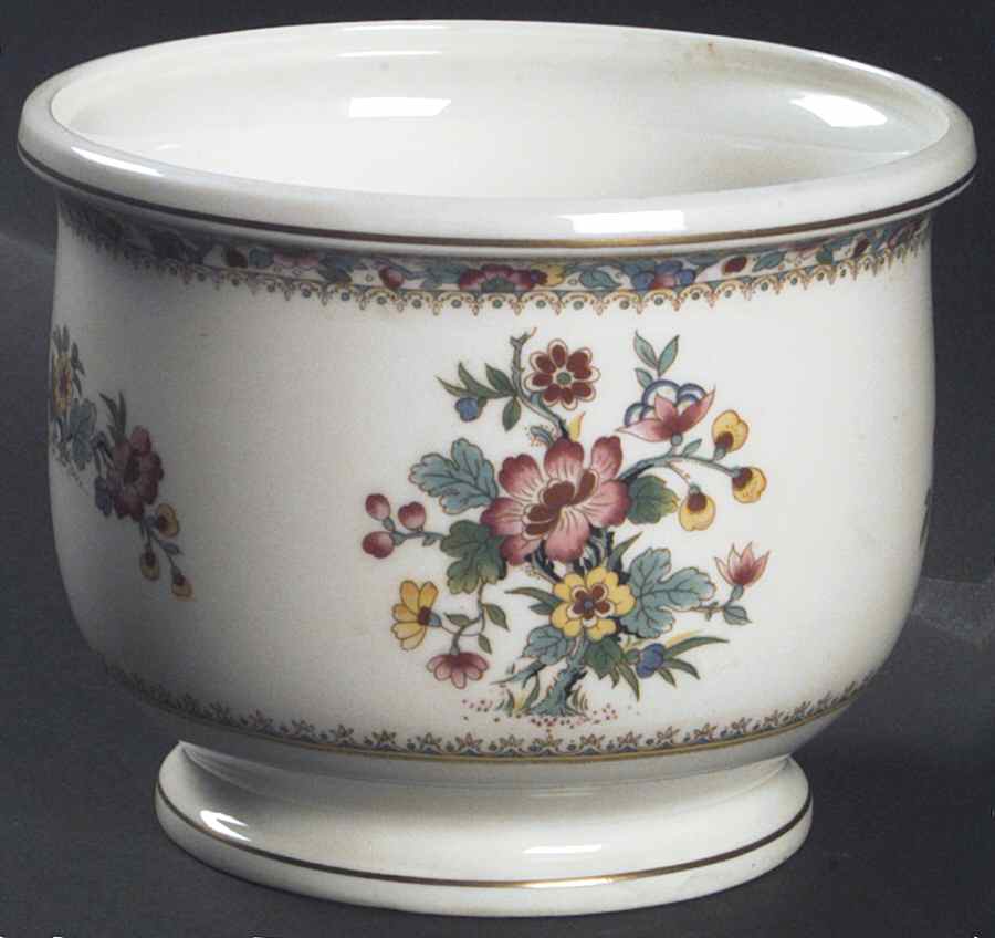 Ming Rose 4" Cachepot by Coalport-1