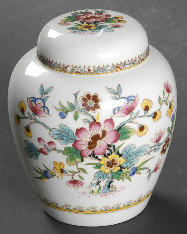 Ming Rose Ginger Jar & Lid by Coalport-1