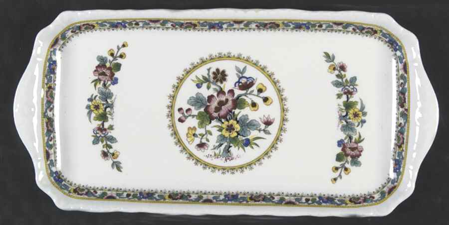 Ming Rose Large Sandwich Tray by Coalport-1
