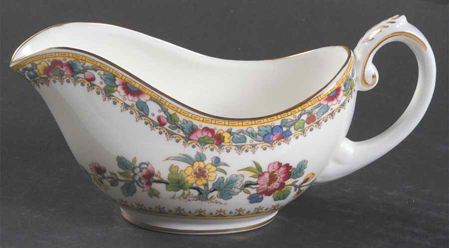 Ming Rose Individual Gravy Boat by Coalport-1
