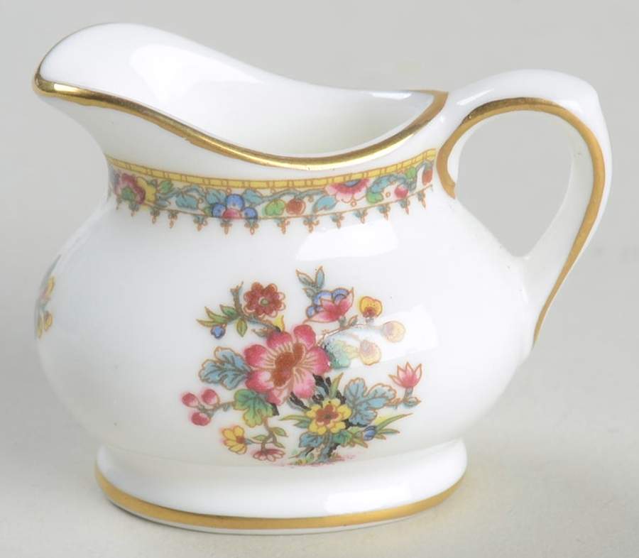 Ming Rose Creamer-Miniature by Coalport-1